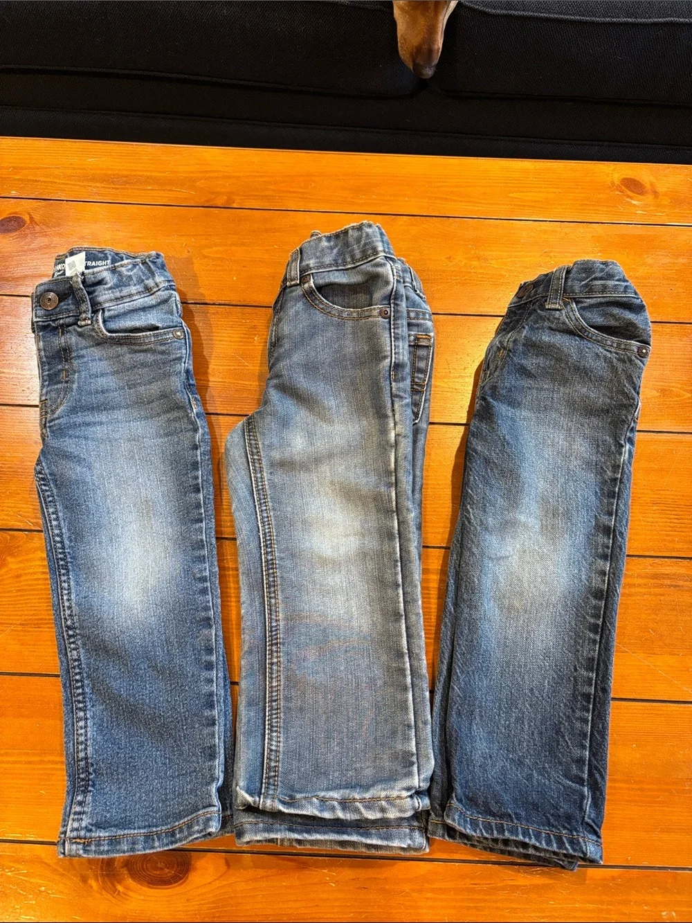 Lot of 3 OshKosh B’Gosh & Jumping Bean Denim Jeans Classic Fit Boys 2T